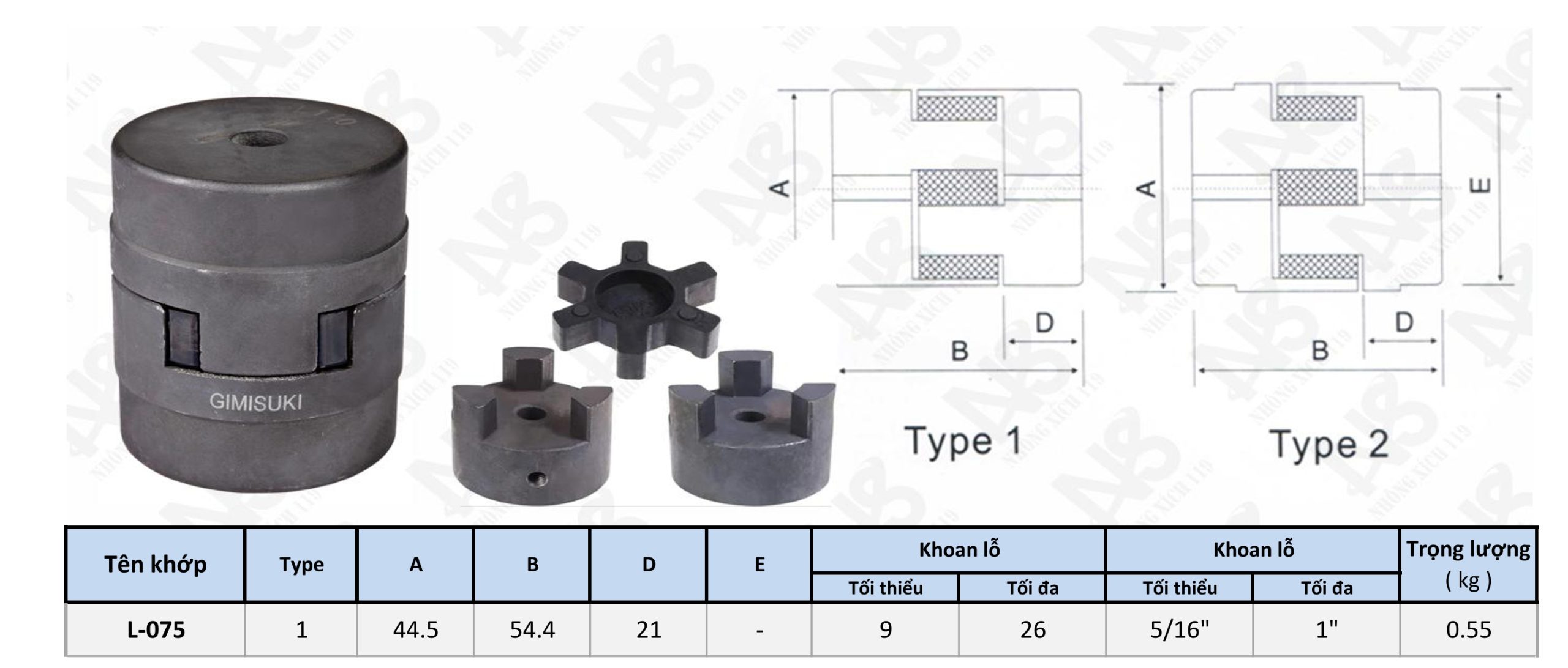 Coupling L 075 scaled - Khớp Cao Su L-075