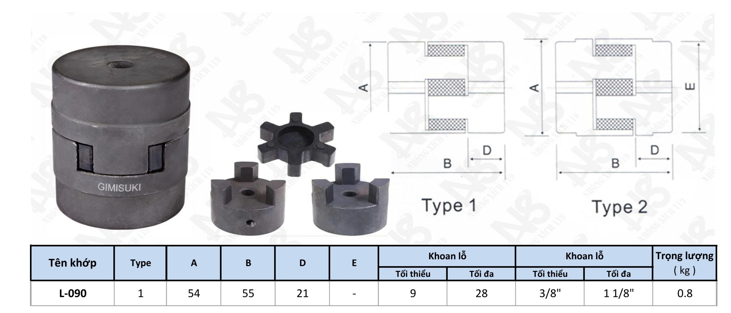 Coupling L 090 scaled - Khớp Cao Su L-090