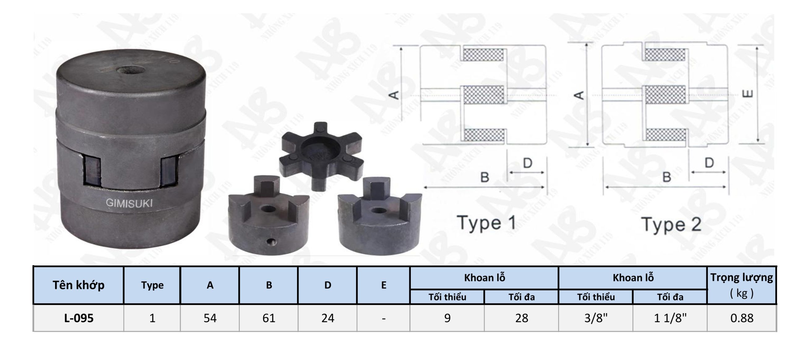 Coupling L 095 scaled - Khớp Cao Su L-095