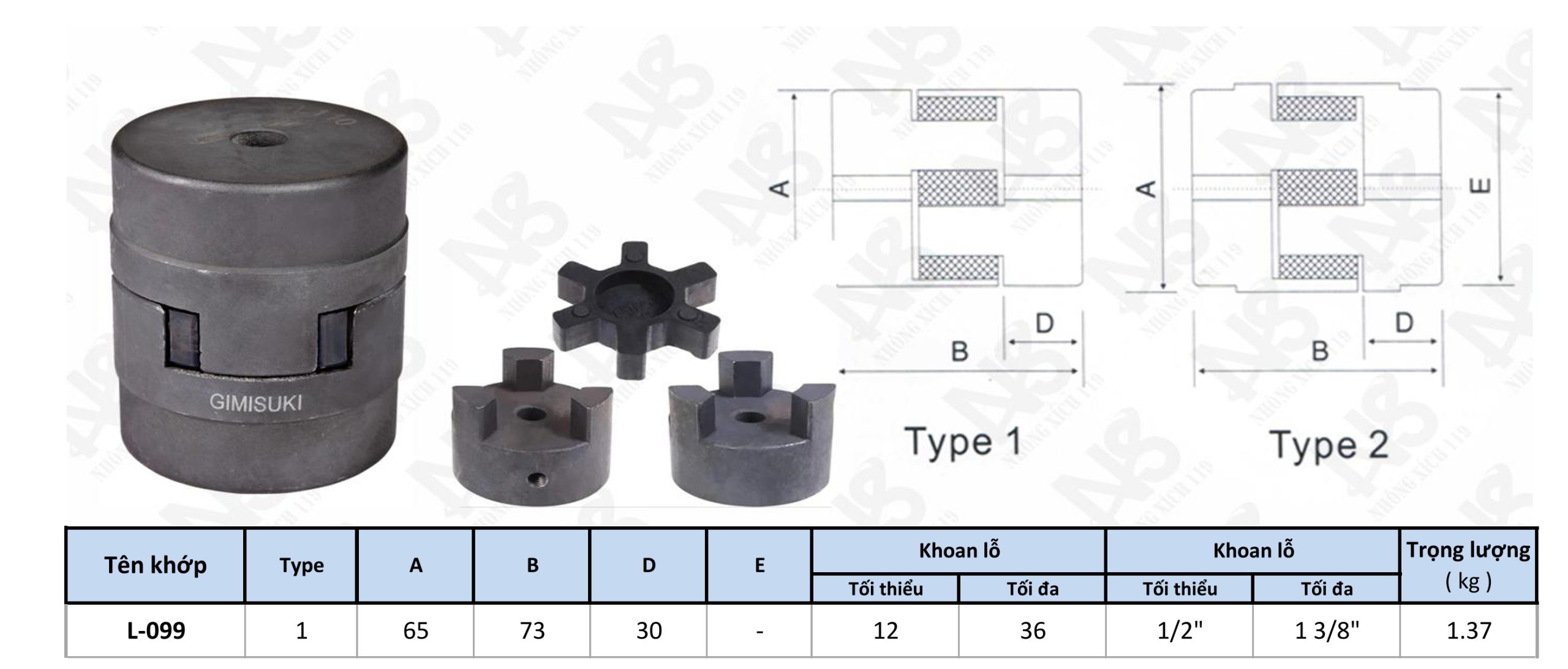 Coupling L 099 scaled - Khớp Cao Su L-099