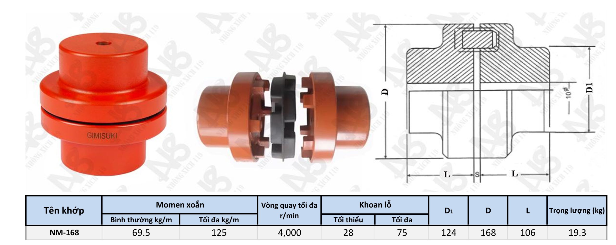 NM 168 scaled - Khớp Nối Cao Su NM-168