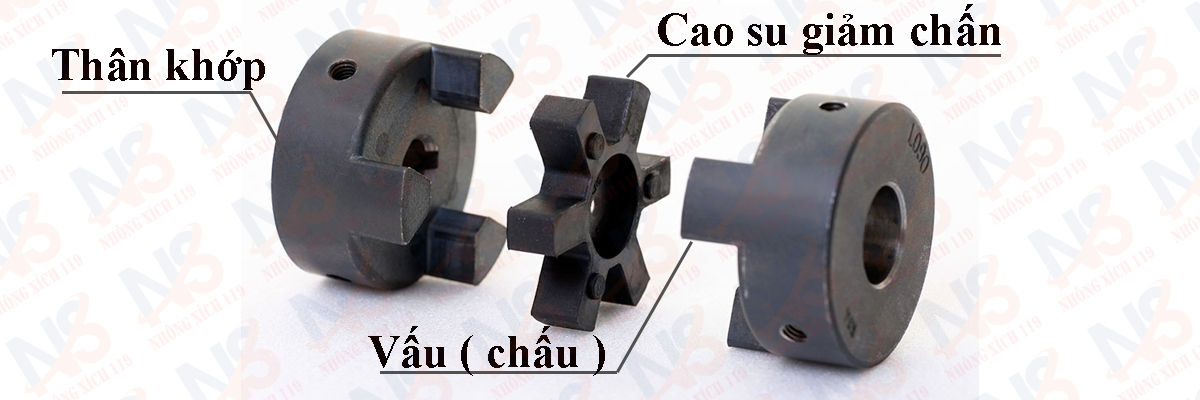 UD L - Khớp Cao Su L-095